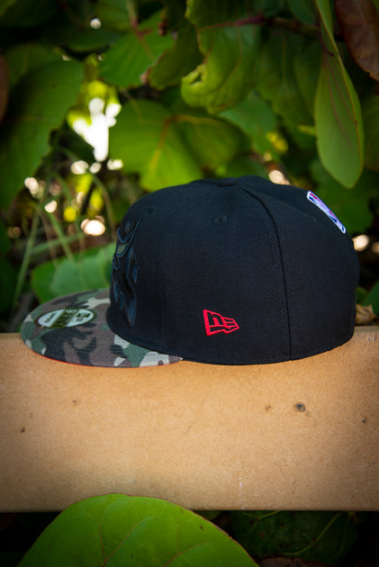 Chicago Bulls Black Camo 9FIFTY New Era Fits Snapback Hat by Devious Elements Apparel