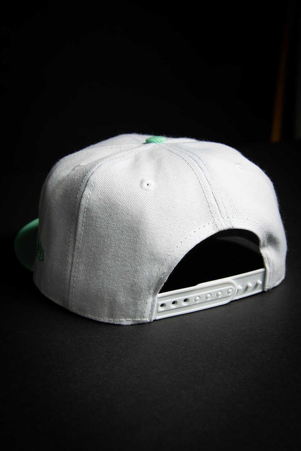 Los Angeles Lakers Mint Green White Colors 9Fifty New Era Fits Snapback Hat