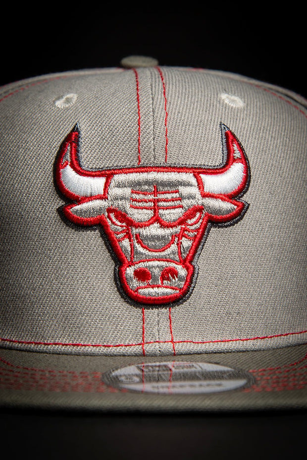 Chicago Bulls Silver Red 9fifty New Era Fits Snapback Hat