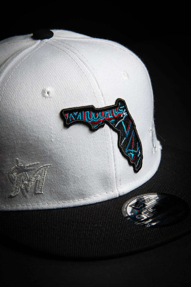 Miami Marlins State Pride 9Fifty New Era Fits Snapback Hat