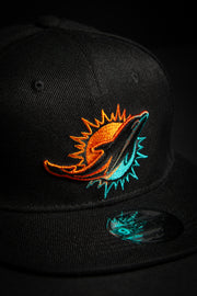 Miami Dolphins Mixed Thread Remix 9Fifty New Era Fits Snapback Hat