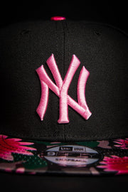 New York Yankees Floral Bees 9Fifty New Era Fits Snapback Hat