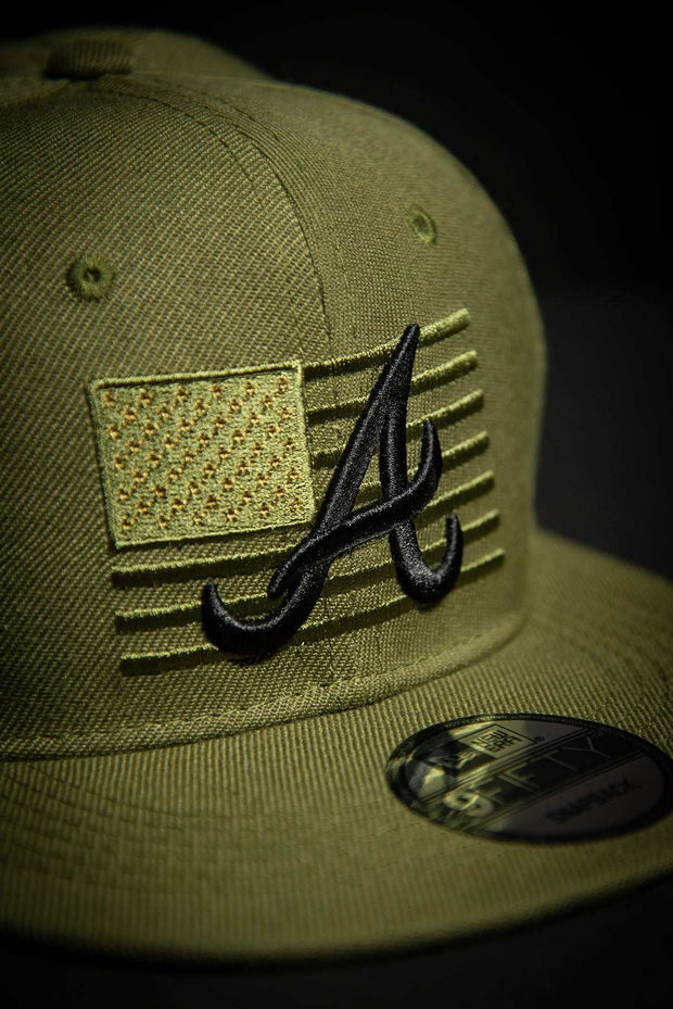 Atlanta Braves Our Nations Finest 9FIFTY New Era Fits Snapback by Devious Elements Apparel