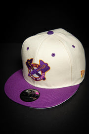 Atlanta Braves 150th Purple White 9Fifty New Era Fits Snapback Hat
