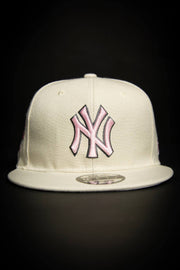 New York Yankees White Floral 9Fifty New Era Fits Snapback Hat