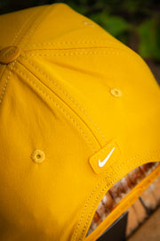 Nike Just Do It Old School Black Yellow Sportswear Heritage Snapback Hat