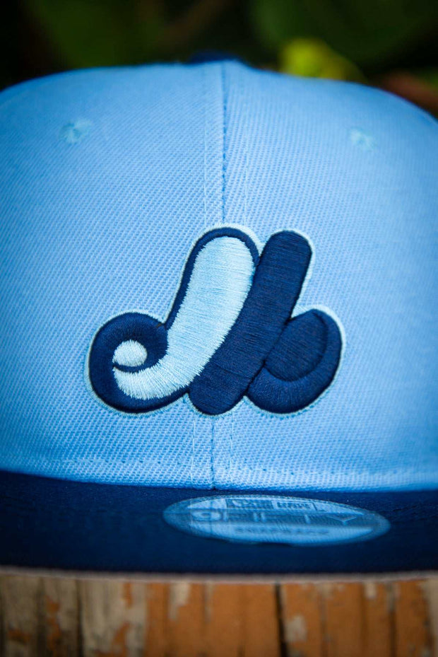 Montreal Expos Blue 35th 9Fifty New Era Fits Snapback Hat