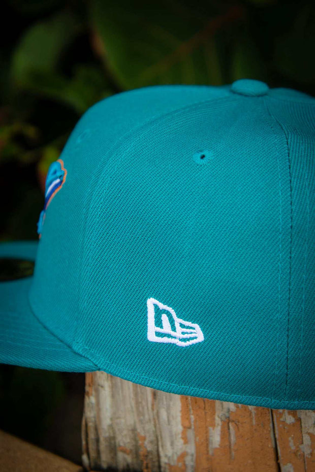 Miami Dolphins Big Fin 9Forty New Era Fits Snapback Hat
