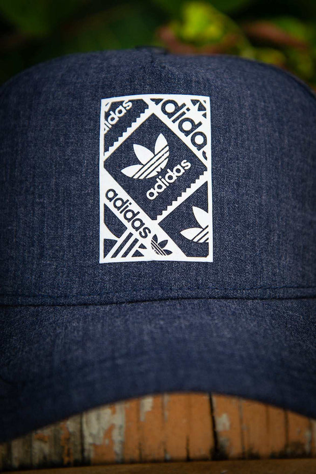 Adidas Originals Blue Heather Stencil Logo Curved Brim Snapback Adidas Hats Adidas Originals Blue Heather Stencil Logo Curved Brim Snapback Adidas Originals Blue Heather Stencil Logo Curved Brim Snapback - Devious Elements Apparel