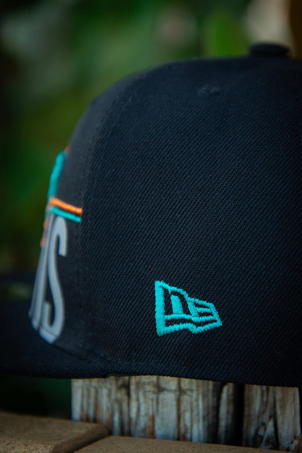 Miami Dolphins Black Knockout 9Fifty New Era Fits Snapback Hat New Era Fits Hats Miami Dolphins Black Knockout 9Fifty New Era Fits Snapback Hat Miami Dolphins Black Knockout 9Fifty New Era Fits Snapback Hat - Devious Elements Apparel