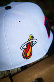Miami Heat City Edition 9fifty White New Era Fits Snapback Hat