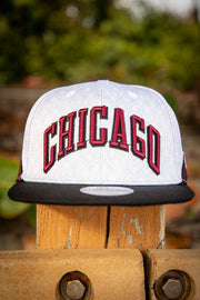 Chicago Bulls Maroon Metric 9Fifty New Era Fits Snapback Hat