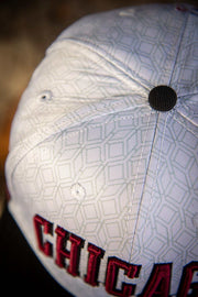 Chicago Bulls Maroon Metric 9Fifty New Era Fits Snapback Hat
