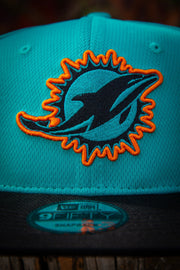 Miami Dolphins Teal Orange Halo 9Fifty New Era Fits Snapback Hat New Era Fits Hats Miami Dolphins Teal Orange Halo 9Fifty New Era Fits Snapback Hat Miami Dolphins Teal Orange Halo 9Fifty New Era Fits Snapback Hat - Devious Elements Apparel