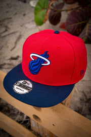 Miami Heat Red Blue White 9fifty New Era Fits Snapback Hat New Era Fits Hats Miami Heat Red Blue White 9fifty New Era Fits Snapback Hat Miami Heat Red Blue White 9fifty New Era Fits Snapback Hat - Devious Elements Apparel