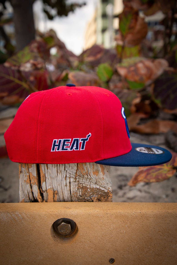 Miami Heat Red Blue White 9fifty New Era Fits Snapback Hat New Era Fits Hats Miami Heat Red Blue White 9fifty New Era Fits Snapback Hat Miami Heat Red Blue White 9fifty New Era Fits Snapback Hat - Devious Elements Apparel