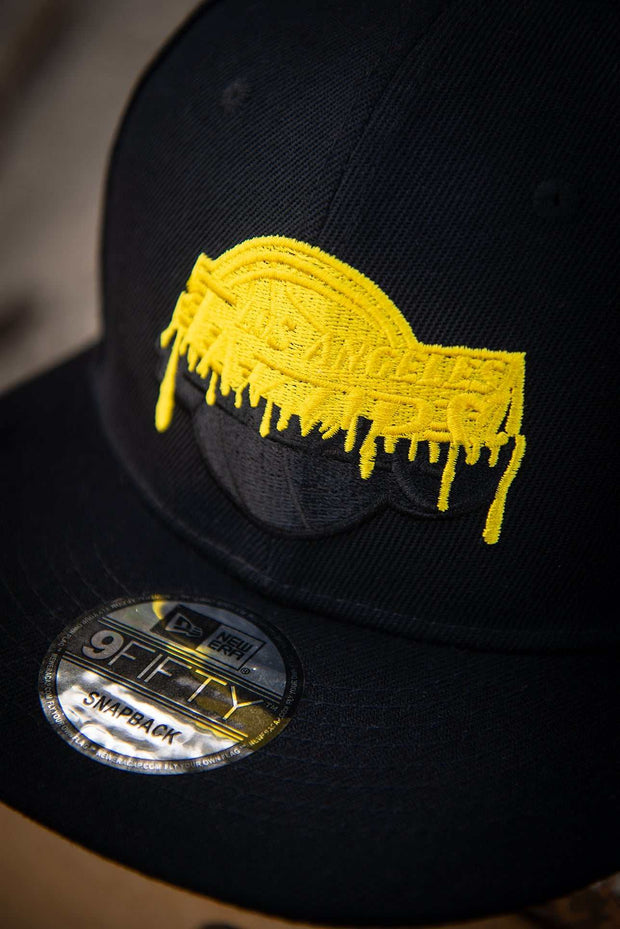 Los Angeles Lakers Gold Black Drip 9Fifty New Era Fits Snapback Hat New Era Fits Hats Los Angeles Lakers Gold Black Drip 9Fifty New Era Fits Snapback Hat Los Angeles Lakers Gold Black Drip 9Fifty New Era Fits Snapback Hat - Devious Elements Apparel