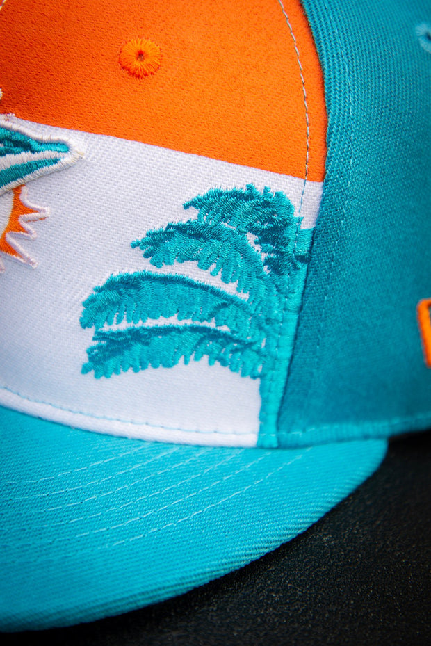 Miami Dolphins Palm Trees 9Fifty New Era Fits Snapback Hat