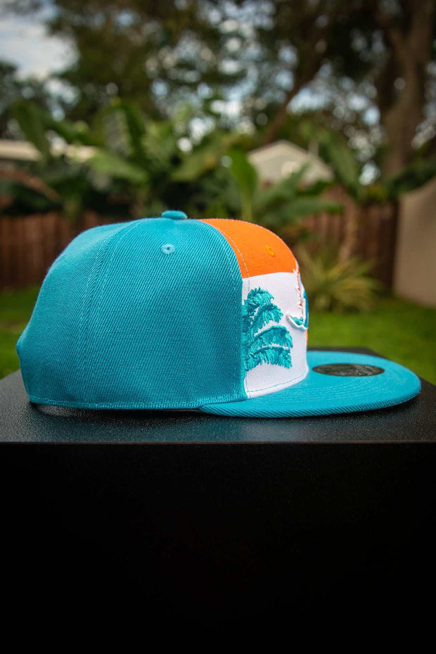 Miami Dolphins Palm Trees 9Fifty New Era Fits Snapback Hat