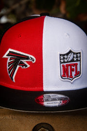 Atlanta Falcons Split Panel Game Day New Era Fits Snapback Hat