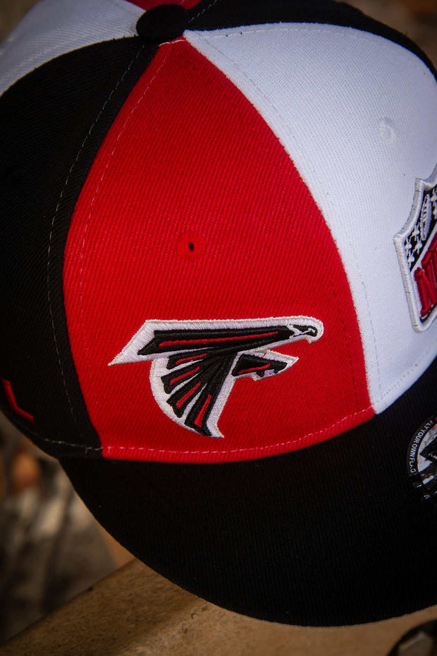 Atlanta Falcons Split Panel Game Day New Era Fits Snapback Hat