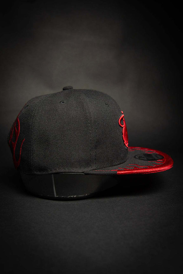 Miami Heat Rockstar Flames 9fifty New Era Fits Snapback Hat