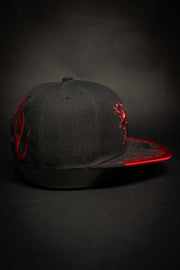 Chicago Bulls Rockstar Flames 9fifty New Era Fits Snapback Hat