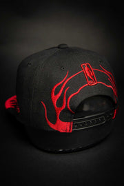 Chicago Bulls Rockstar Flames 9fifty New Era Fits Snapback Hat