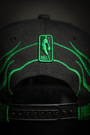 Boston Celtics Rockstar Flames 9fifty New Era Fits Snapback Hat