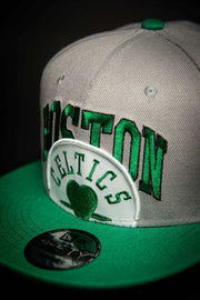 Boston Celtics Big Logo Cut Off 9fifty New Era Fits Snapback Hat