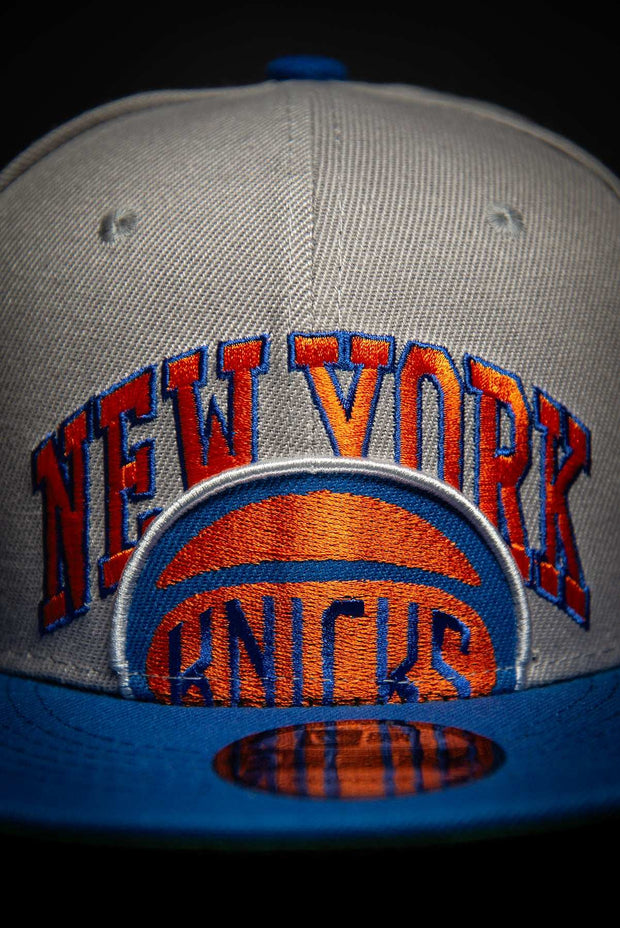 New York Knicks Big Logo Cut Off 9fifty New Era Fits Snapback Hat