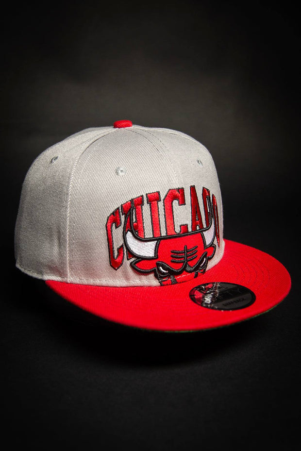 Chicago Bulls Big Logo Cut Off 9fifty New Era Fits Snapback Hat