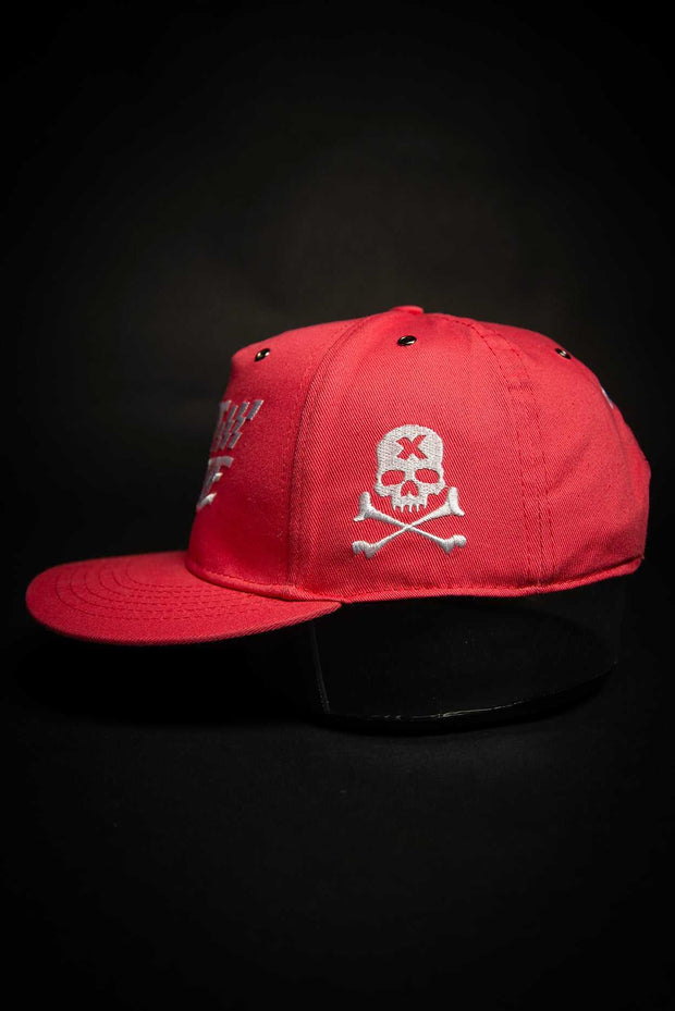 Fasthouse Skull Cross Bone Unisex Snapback Hat