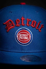 Detroit Pistons Multi Logo Style Snapback Hat