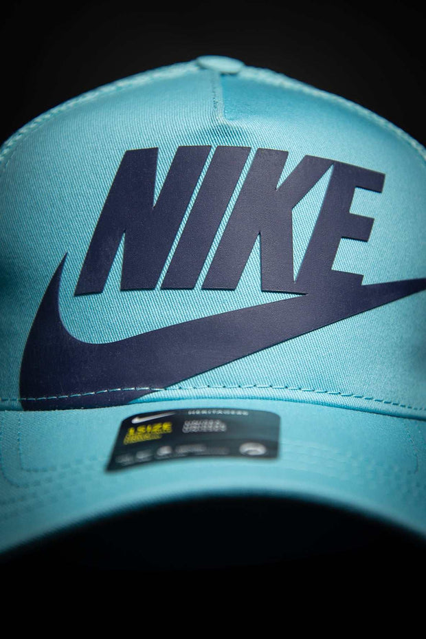 Nike Rise Sky Blue Trucker Snapback Hat