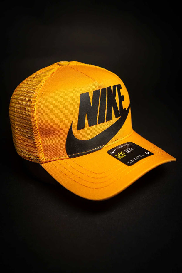 Nike Rise Gold Trucker Snapback Hat
