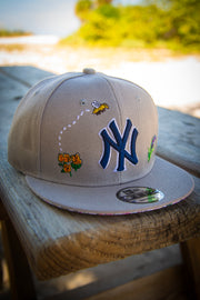 New York Yankees Bee Spring Floral 9Fifty New Era Fits Grey Snapback Hat New Era Fits Hats New York Yankees Bee Spring Floral 9Fifty New Era Fits Grey Snapback Hat New York Yankees Bee Spring Floral 9Fifty New Era Fits Grey Snapback Hat - Devious Elements Apparel