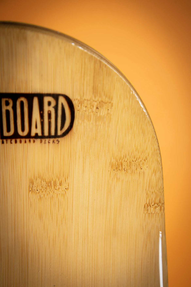 Gold Galaxy Charcuterie Bamboo Skate Board Deck