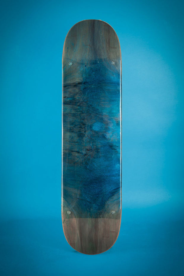 Blue Berry Burst Charcuterie Bamboo Skate Board Deck