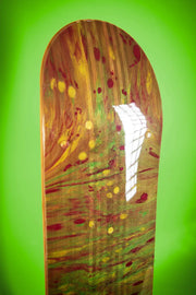 Rasta Rain Charcuterie Bamboo Skate Board Deck