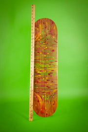 Rasta Rain Charcuterie Bamboo Skate Board Deck