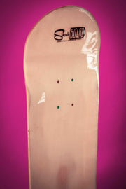 Miami Vice Rain Charcuterie Wood Skate Board Deck