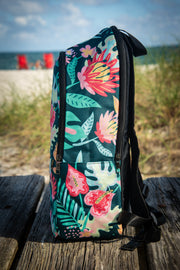 Fine Floral Pattern Laptop Backpack