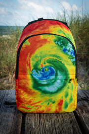 Hurricane Print Florange Pattern Laptop Backpack