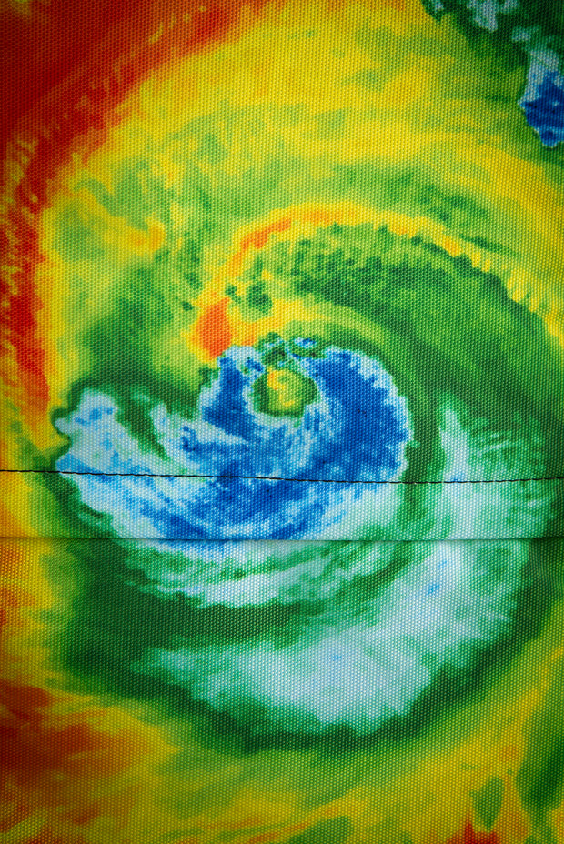 Hurricane Print Florange Pattern Laptop Backpack