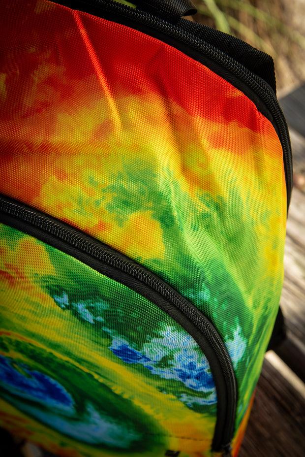 Hurricane Print Florange Pattern Laptop Backpack