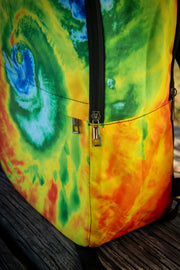 Hurricane Print Florange Pattern Laptop Backpack