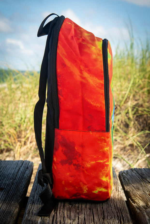 Hurricane Print Florange Pattern Laptop Backpack