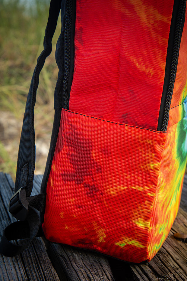 Hurricane Print Florange Pattern Laptop Backpack