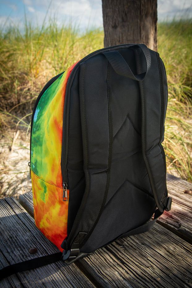 Hurricane Print Florange Pattern Laptop Backpack
